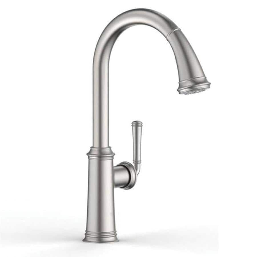 Grohe Gloucester Stainless Steel 1 Handle Deck Mount Pull Down