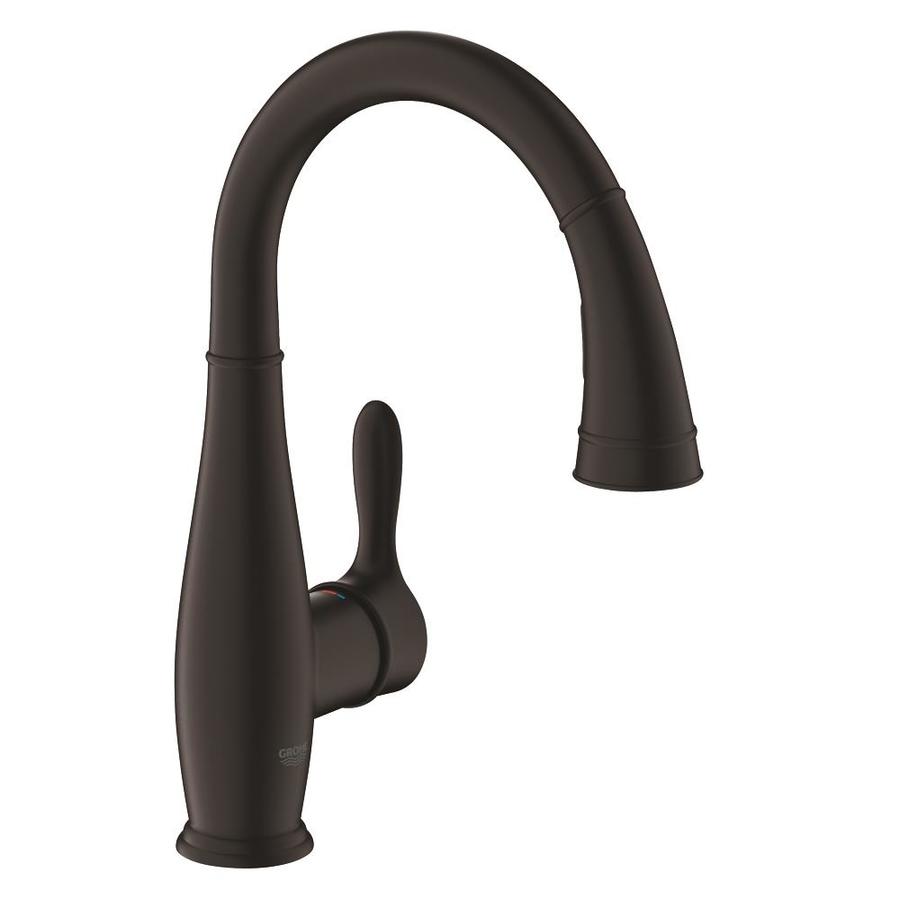 Grohe Parkfield Oil Rubbed Bronze 1 Handle Deck Mount Bar And Prep