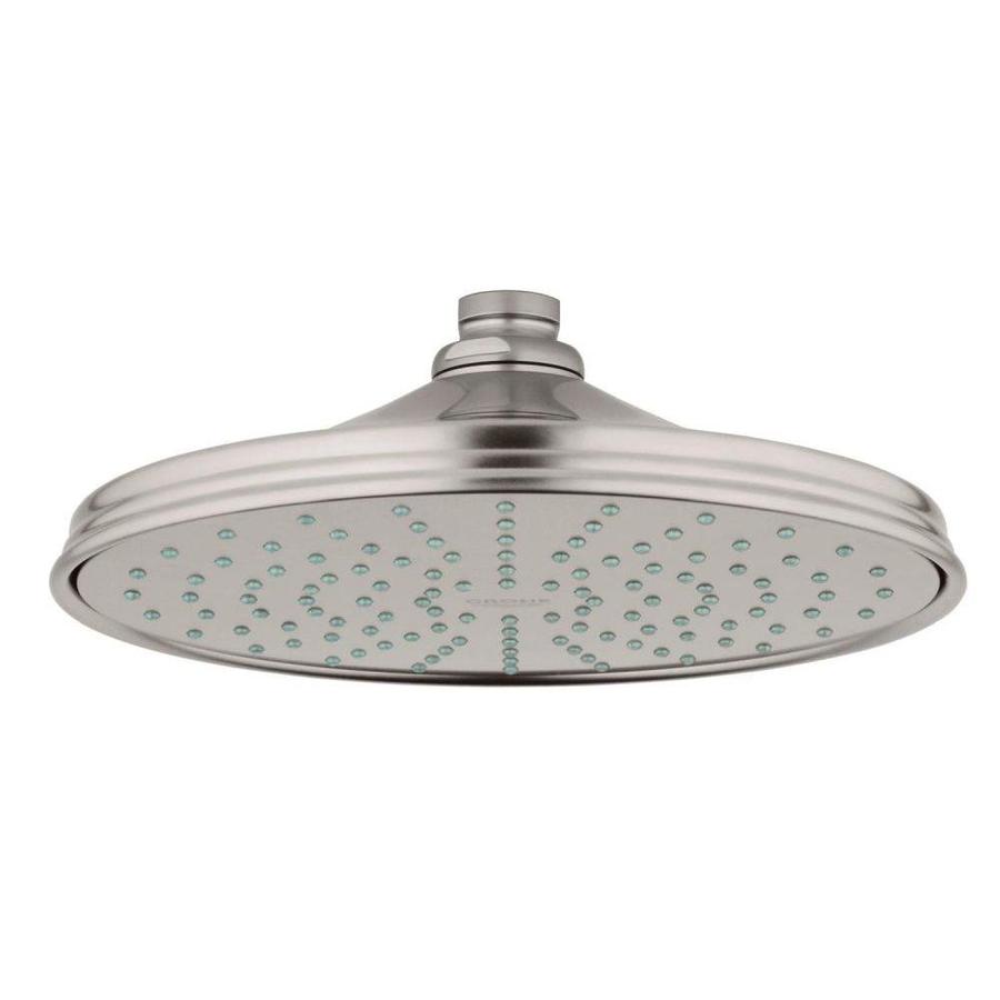 Grohe Rainshower Chrome 1 Spray Rain Shower Head At