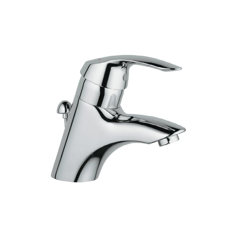 GROHE Talia Chrome Single-Handle Bathroom Faucet in the Bathroom Sink ...