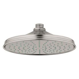 Grohe Shower Heads At Lowes Grohe Rainshower Brushed Nickel 1 Spray Shower Head