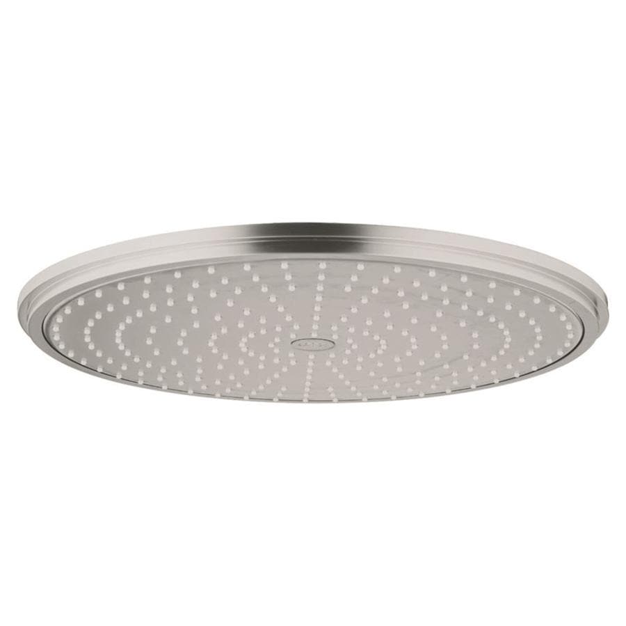 Grohe Rainshower Brushed Nickel 1 Spray Shower Head At Lowes Grohe Rainshower Brushed Nickel 1 Spray Shower Head