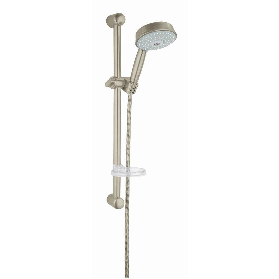 Grohe Rainshower Rustic Brushed Nickel Infinity 1 Spray Rain Grohe Rainshower Rustic Brushed Nickel Infinity 1 Spray Rain Handheld Shower