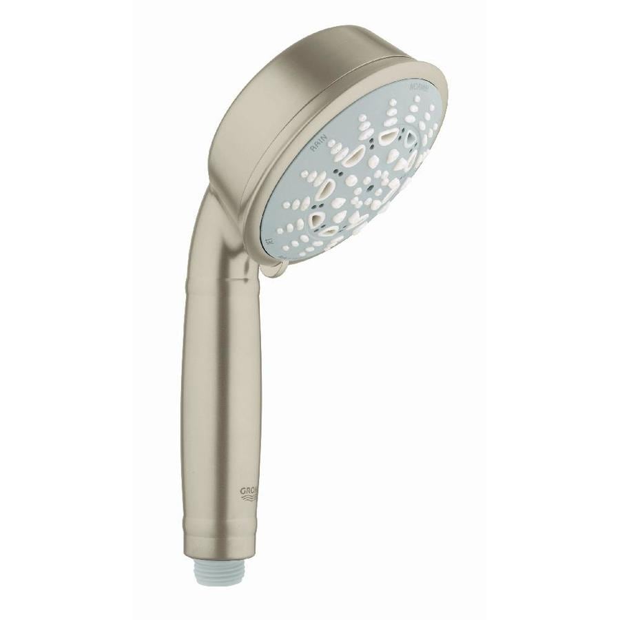 GROHE Relexa Rustic Brushed Nickel Shower Head at Lowes.com