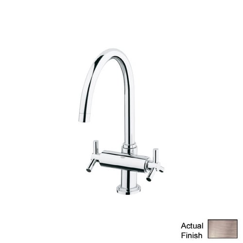 Grohe Atrio Brushed Nickel 2 Handle Bar Faucet At Lowes Com