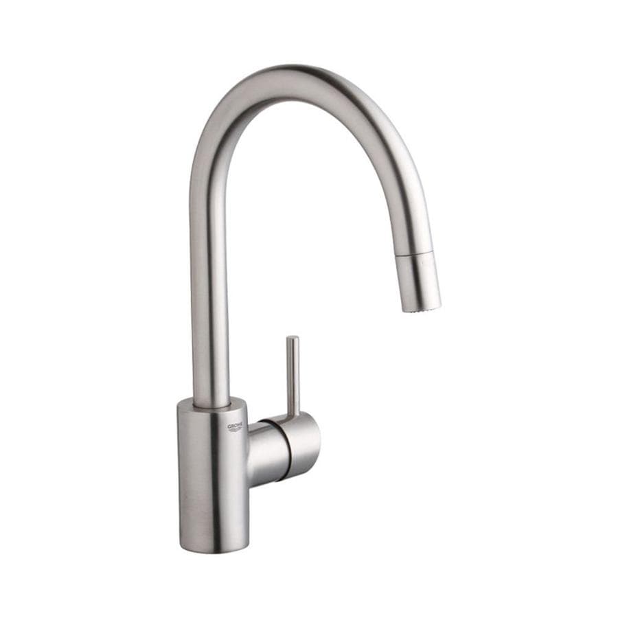 Grohe Concetto Super Steel 1 Handle Deck Mount Pull Down