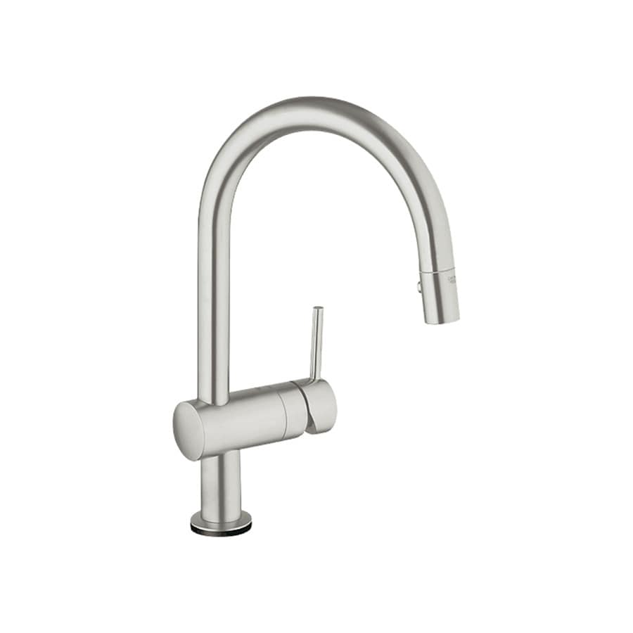 Grohe Minta Touch Supersteel 1 Handle Pull Down Touch Kitchen