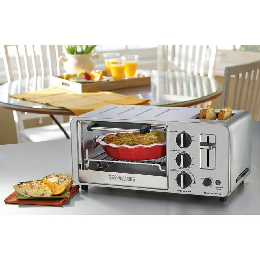 Customer Reviews: Waring Pro 4-Slice Toaster Oven Combo Stainless