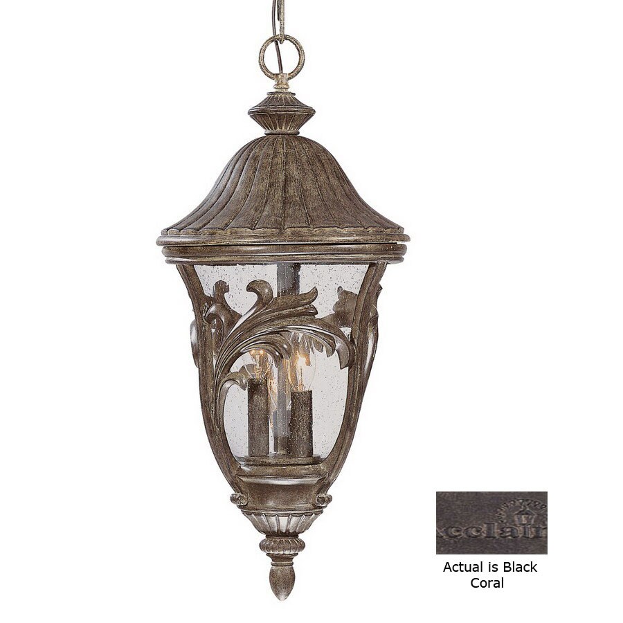 Acclaim Lighting Boca Raton 24in Black Coral Outdoor Pendant Light at