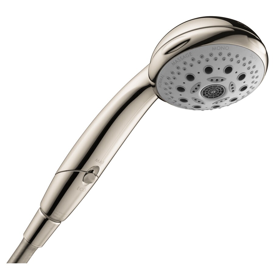 Hansgrohe Polished Nickel HG Shower 4-Spray Handheld Shower Massager at ...