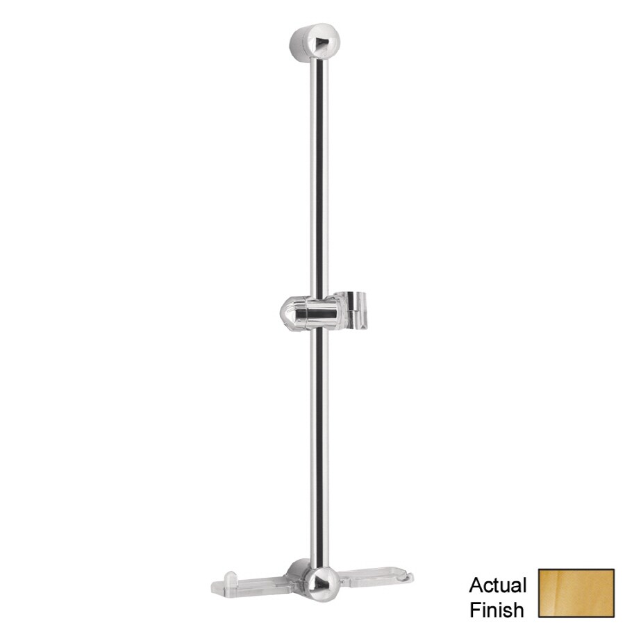 Hansgrohe Polished Brass Shower Slide Bar in the Bathroom & Shower