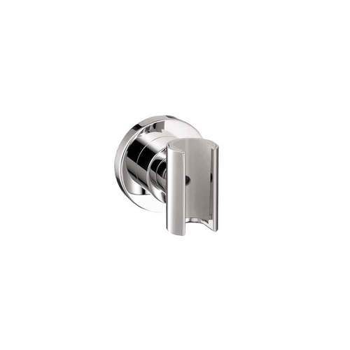 Hansgrohe Polished Chrome Shower Hand Shower Holder in the Bathroom