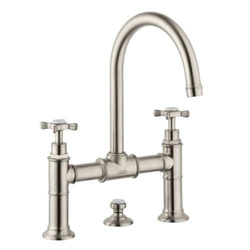 Hansgrohe Montreux Brushed Nickel 2-Handle Widespread WaterSense ...