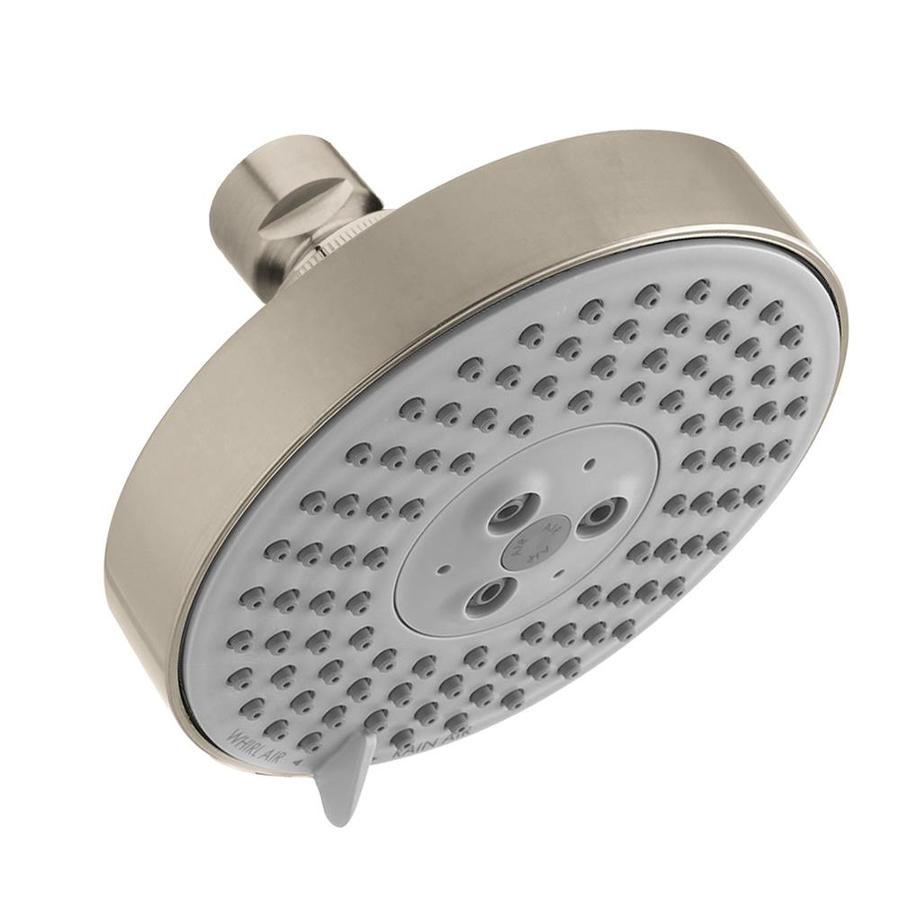 Hansgrohe HG Brushed Nickel 3Spray Rain Shower Head at