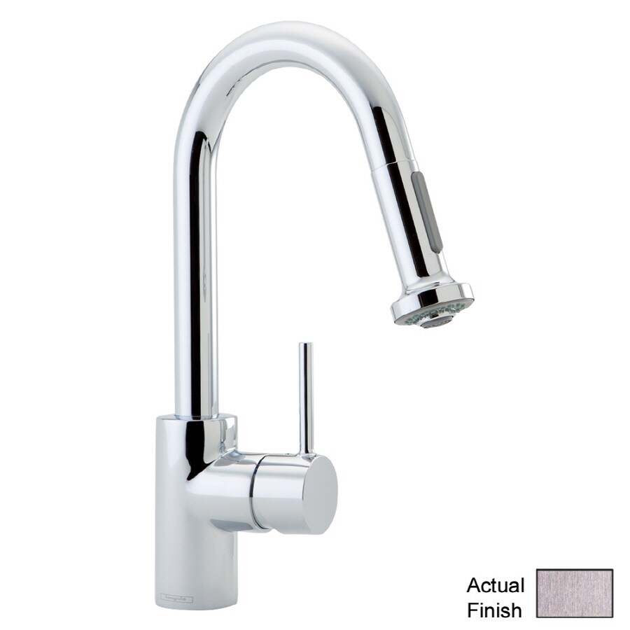 Hansgrohe Talis S Stainless Steel 1 Handle Deck Mount Pull Down