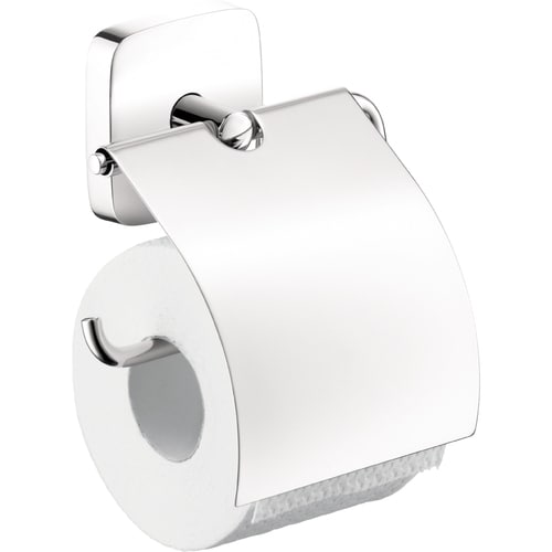 Hansgrohe Hg Puravida Chrome Wall Mount Single Post Toilet Paper Holder   4011097618258xl 