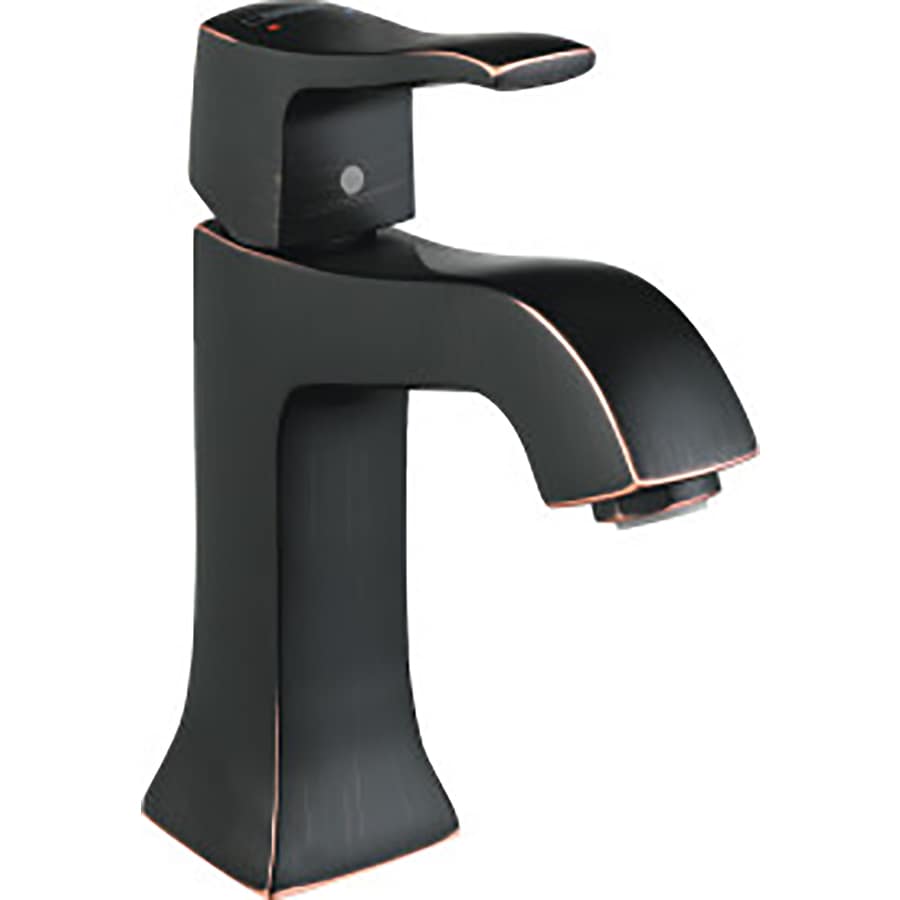 Shop Hansgrohe Metris C Rubbed Bronze 1-Handle Single Hole ...