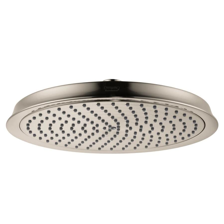 Hansgrohe HG Brushed Nickel 1Spray Rain Shower Head at