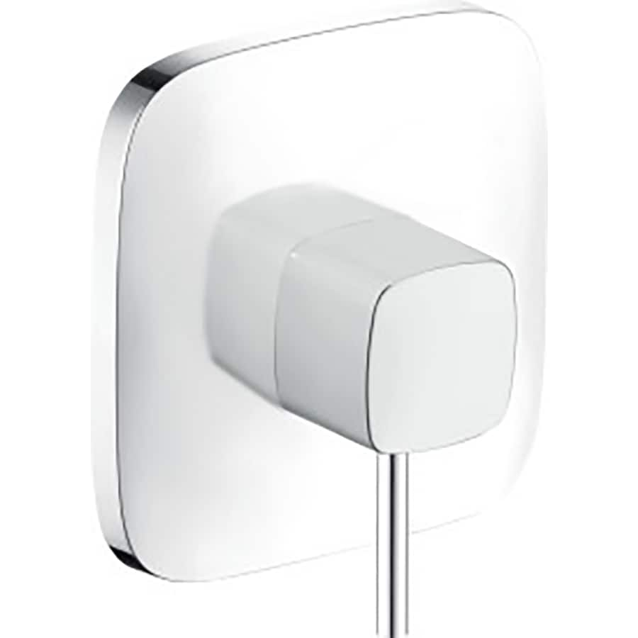 Hansgrohe White/Chrome Lever Shower Handle at