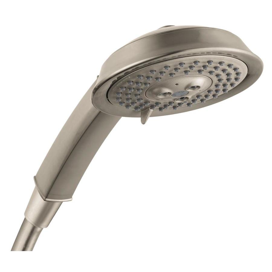 Hansgrohe Hg Shower Brushed Nickel 3 Spray Handheld Shower 2 Gpm 7 6