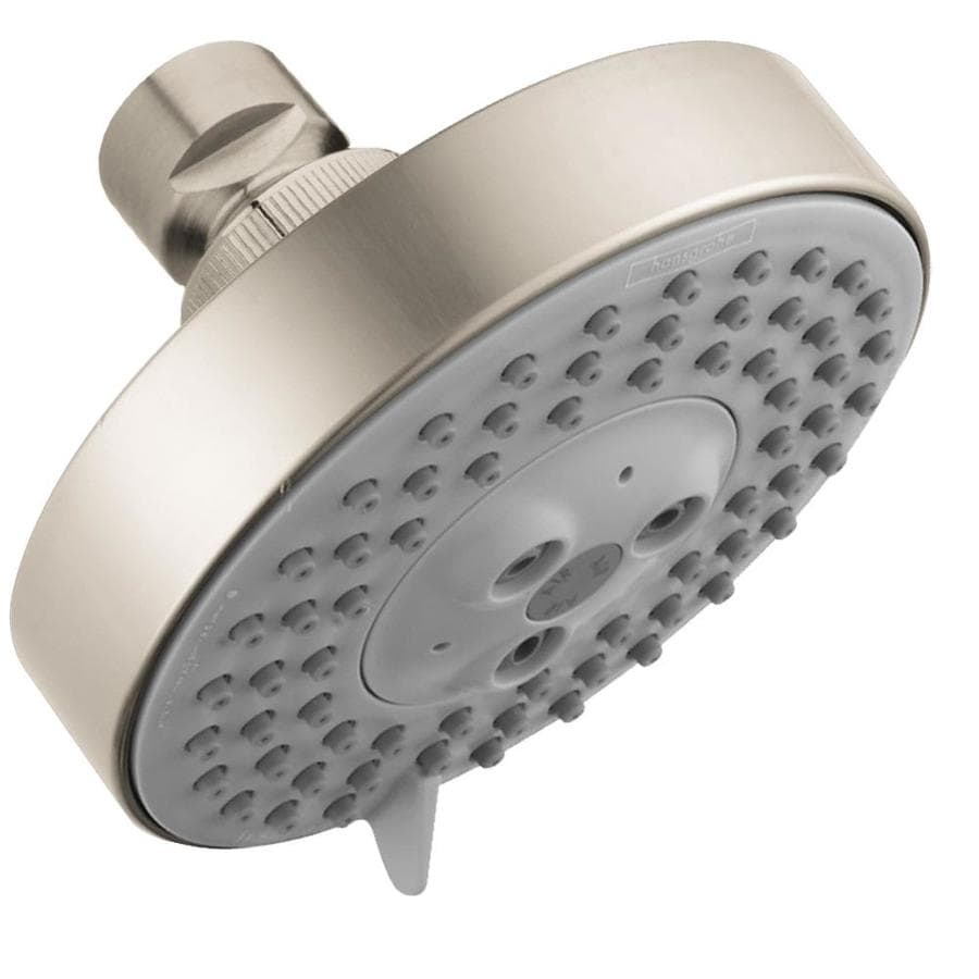 Hansgrohe HG Brushed Nickel 3-Spray Rain Shower Head