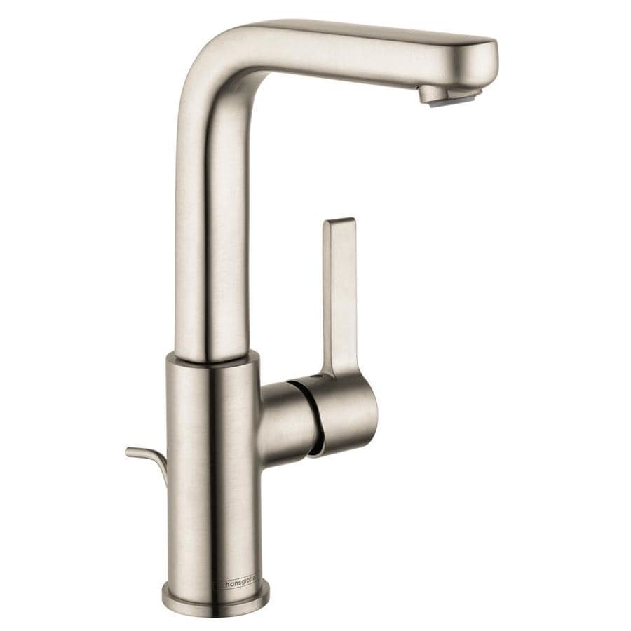 Shop Hansgrohe Metris S Brushed Nickel 1-Handle Single Hole Bathroom