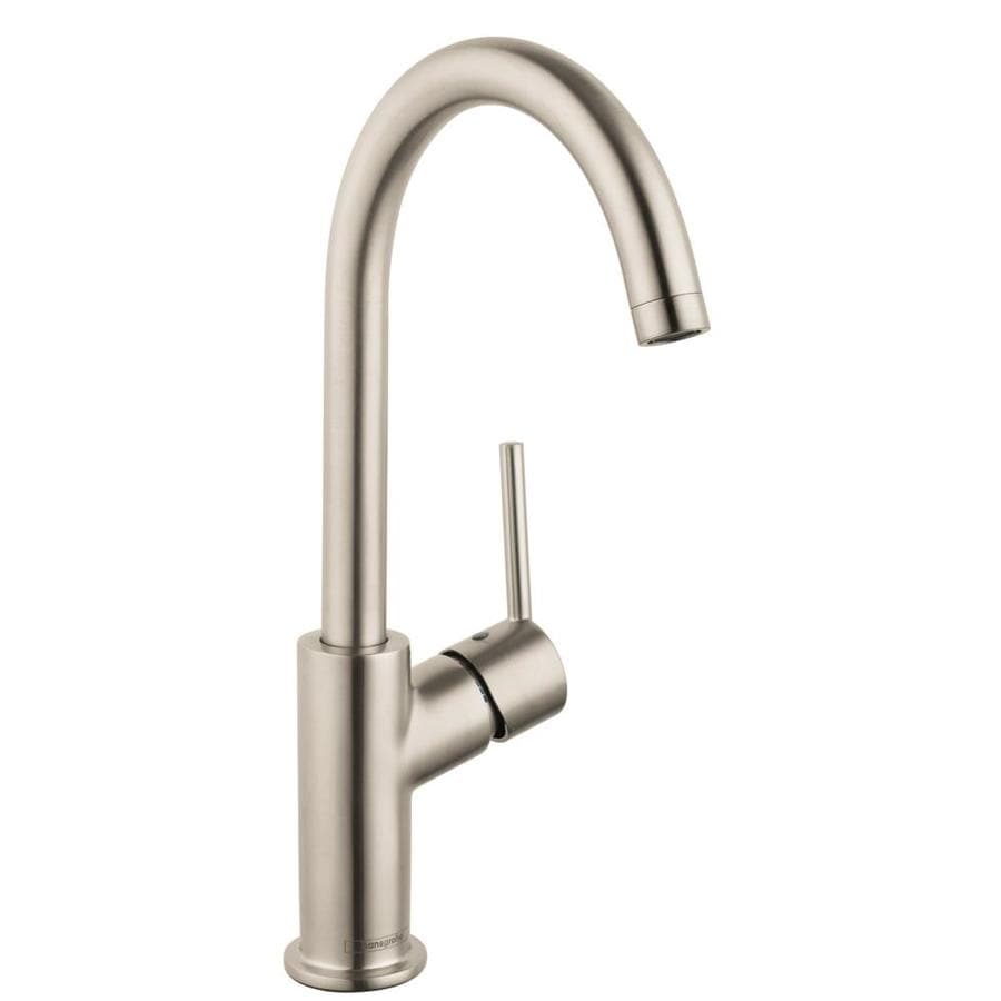 Hansgrohe Talis S Brushed Nickel 1 Handle Single Hole Bathroom Sink