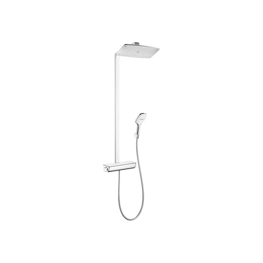 Hansgrohe Raindance White Chrome 1 Spray Dual Shower Head 2 5 Gpm 9 5