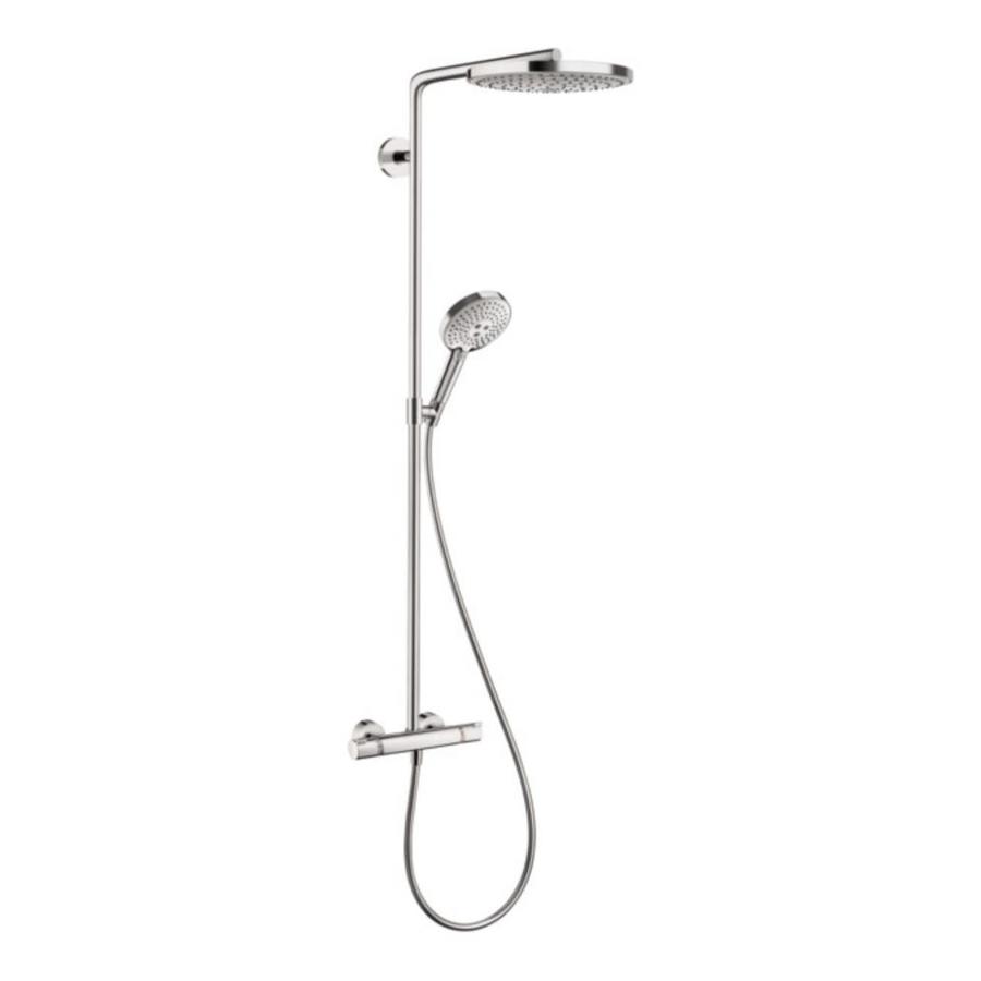 Hansgrohe Raindance Brushed Nickel 2 Spray Rain Shower Head And