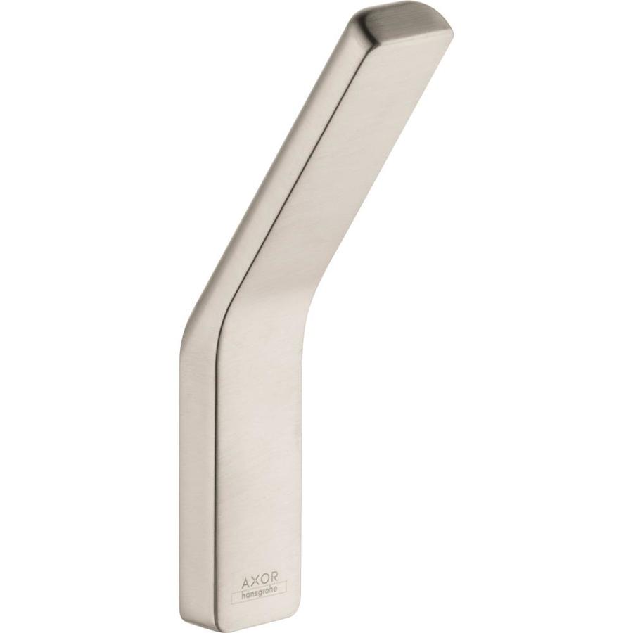 Hansgrohe Axor Universal Single Hook Brushed Nickel Towel Hook in the