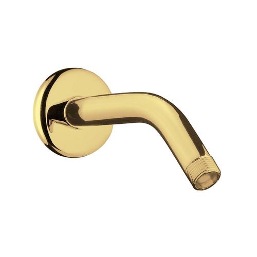 Hansgrohe Polished Brass Shower Arm and Flange at