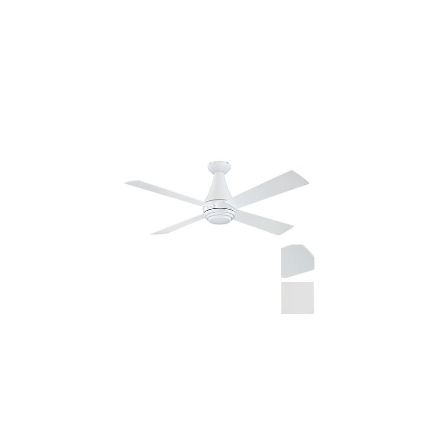 Kendal Lighting 50-in Novo White Ceiling Fan with Light Kit and