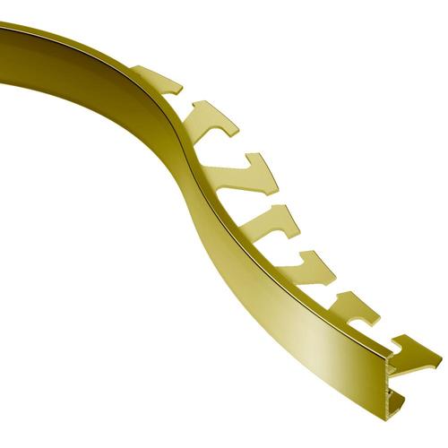 Schluter Systems Schiene-Radius 1.188-in W X 98.5-in L Solid Brass ...