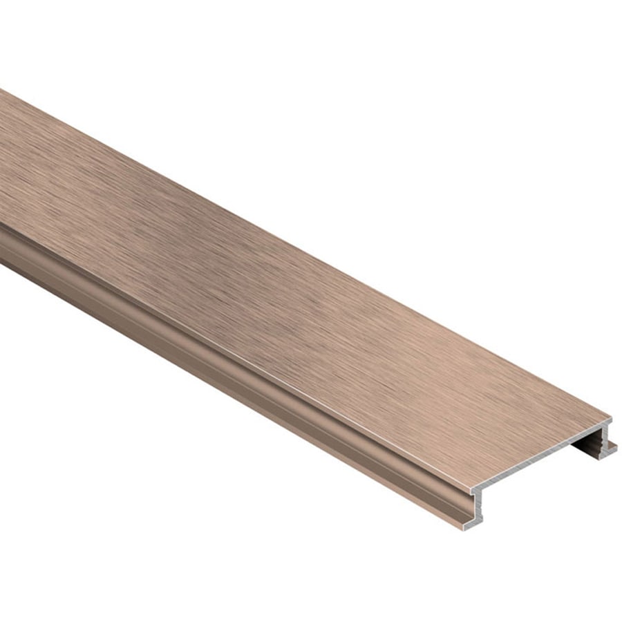 Schluter Systems Designline 0.25in W x 98.5in L Aluminum Tile Edge