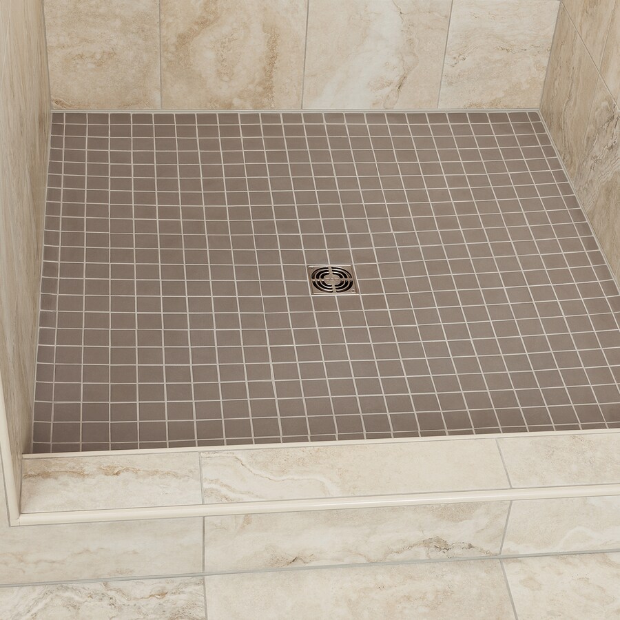 Schluter Systems Kerdi White Styrene Shower Curb in the Shower Base ...