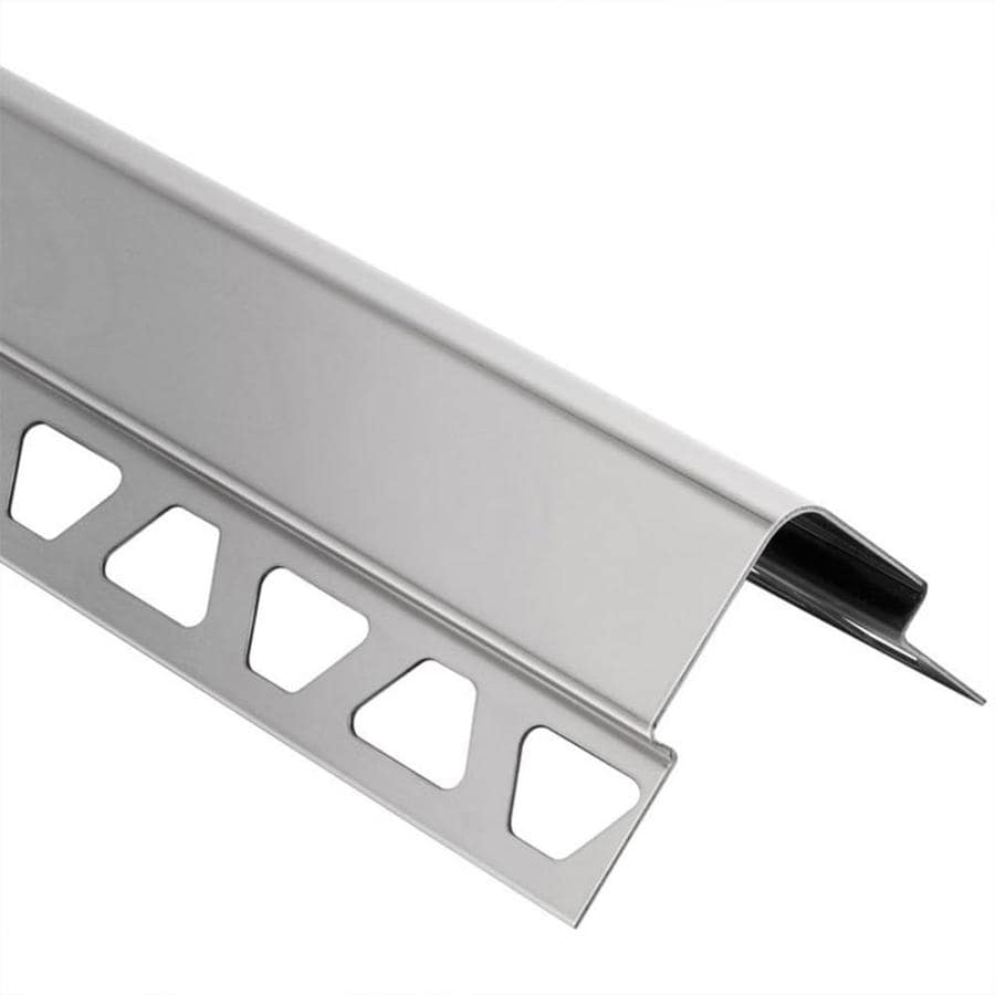 Schluter Systems Eck K 0 438 In W X 79 In L Steel Tile Edge Trim