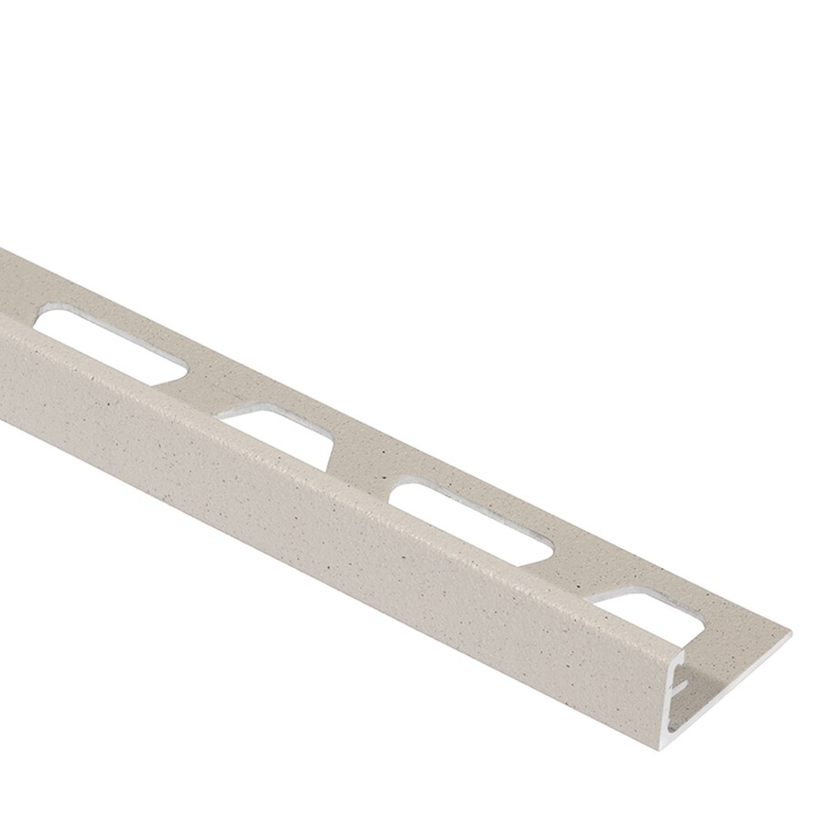 Schluter Systems Jolly 0 313 In W X 98 5 In L Ivory Textured Color Coated Aluminum L Angle Tile Edge Trim In The Tile Edge Trim Department At Lowes Com