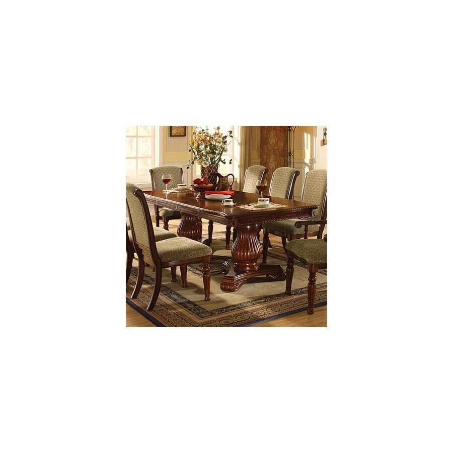 Furniture of America CM3561T Majesta Dark Cherry Rectangular Dining Table