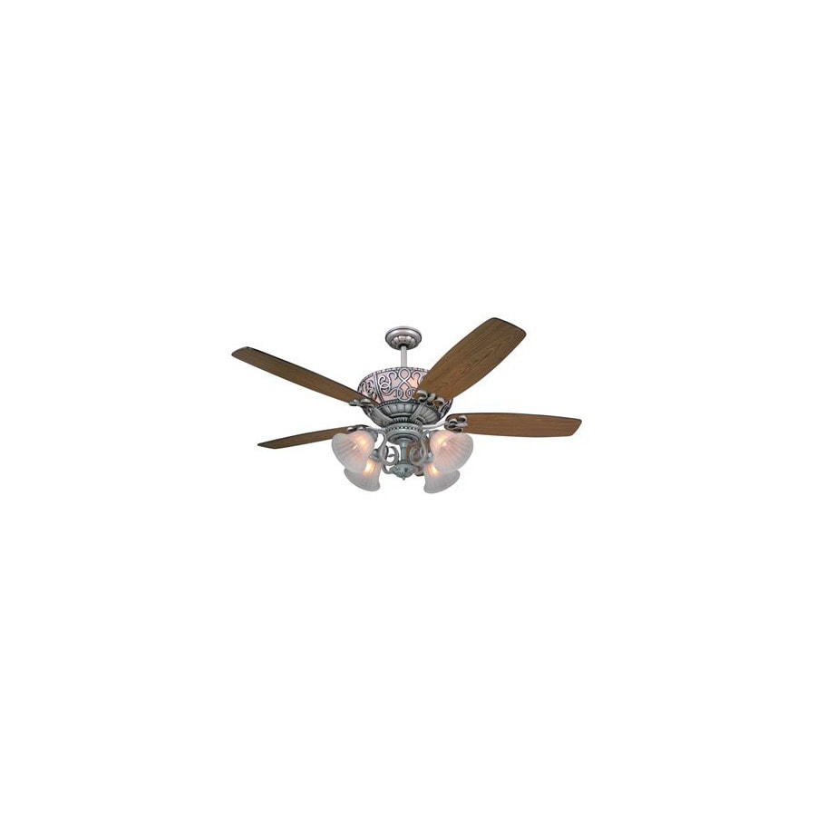 60 In Queenie Antique Pewter Ceiling Fan With Remote