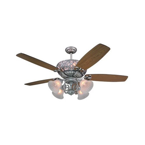 Yosemite Home Decor 60-in Queenie Antique Pewter Ceiling ...