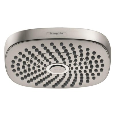 Hansgrohe Croma Brushed Nickel 2 Spray Rain Shower Head At Lowes Hansgrohe Croma Brushed Nickel 2 Spray