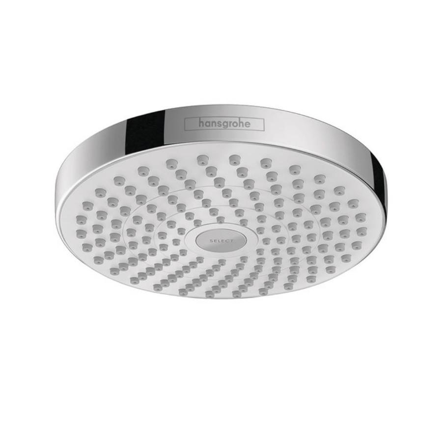 Hansgrohe Croma Chrome/White 2-Spray Rain Shower Head 1.8-GPM (6.8-LPM ...