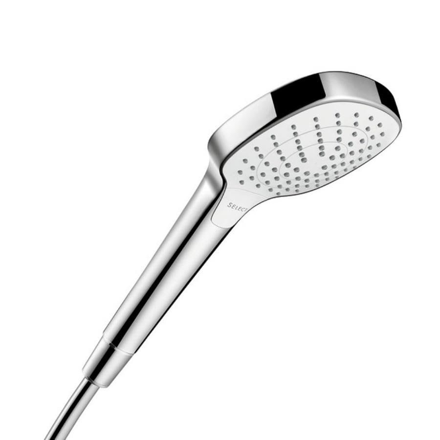 Hansgrohe Croma Chrome White 1 Spray Handheld Shower At Lowes Hansgrohe Croma Chrome White 1 Spray Handheld Shower