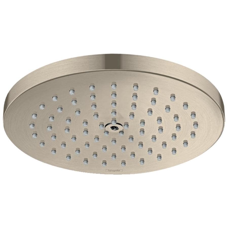 Hansgrohe Raindance S Brushed Nickel 1-Spray Rain Shower Head 1.8-GPM ...