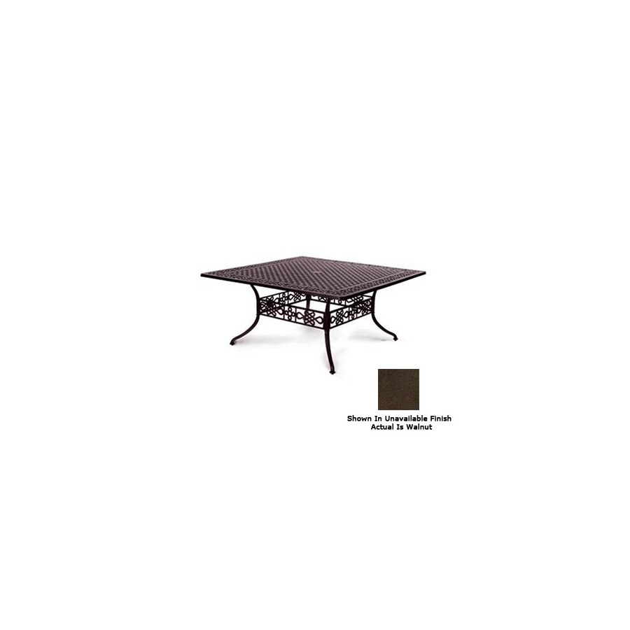 Meadow Decor 65 In X 65 In Cast Aluminum Square Patio Dining Table Lowes Inventory Checker Brickseek