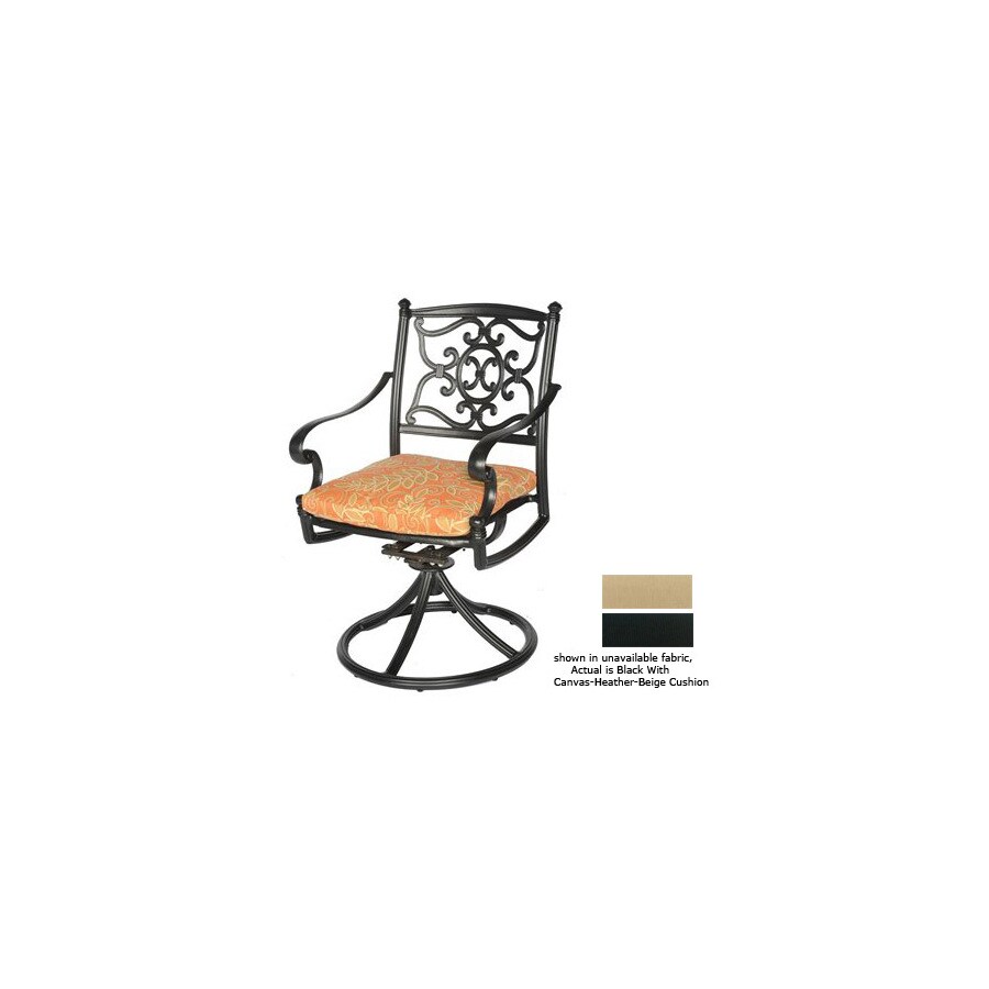 Meadow Decor Cast Aluminum Swivel Rocker Patio Dining Chair Lowes Inventory Checker Brickseek