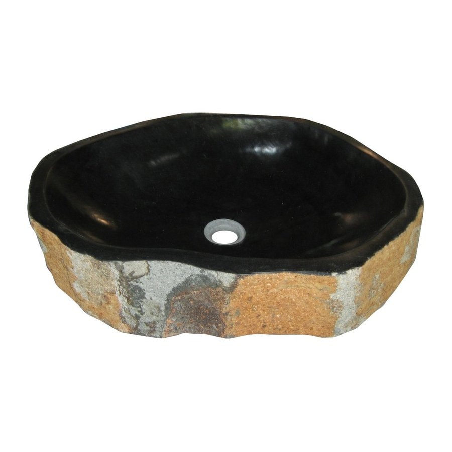 Eden Bath Black Stone Vessel Bathroom Sink At Lowes Eden Bath Black Stone Vessel Bathroom Sink
