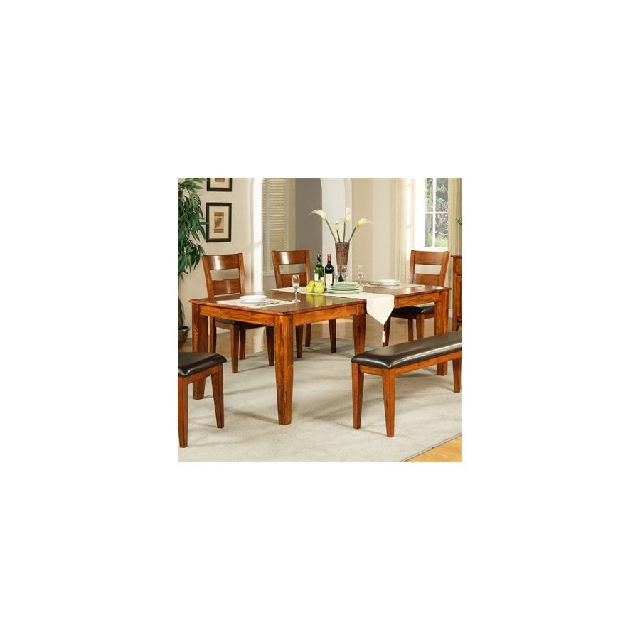 Steve Silver Company GO400TK Mango Light Oak Rectangular Dining Table