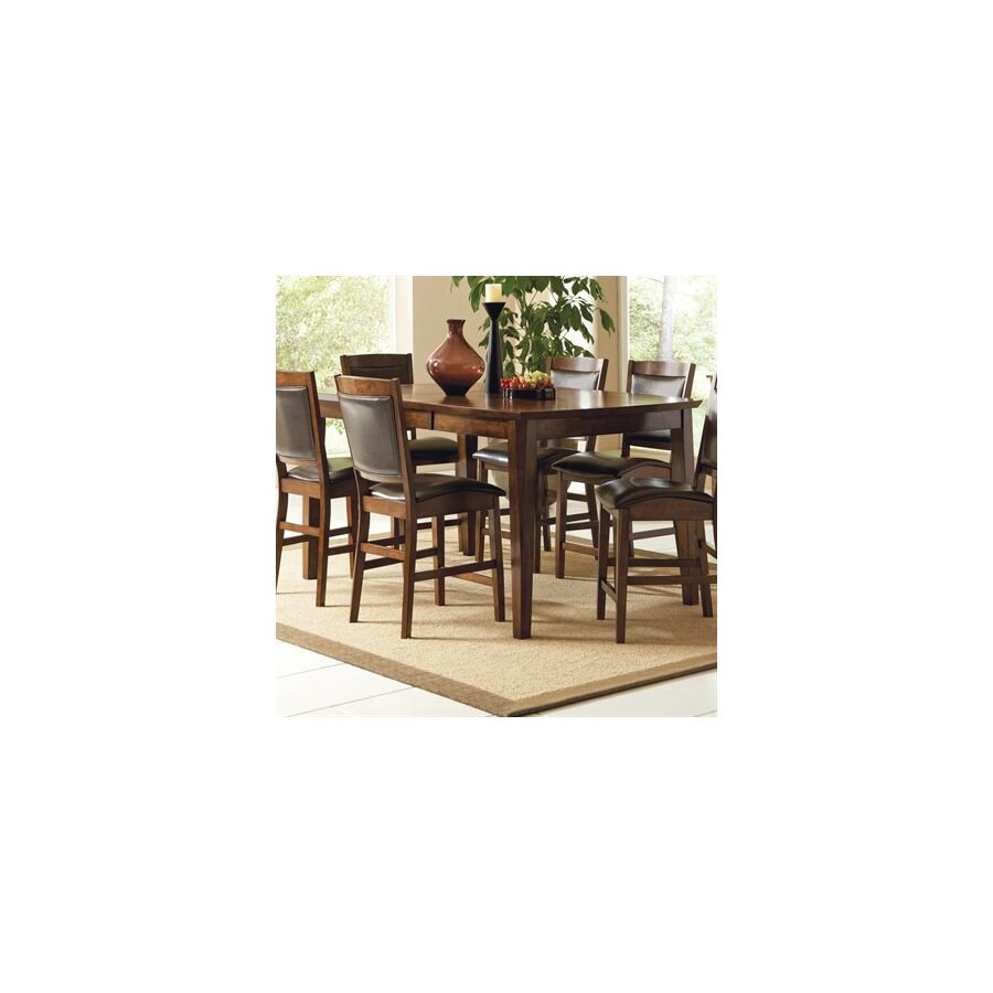 Steve Silver Company Vancouver Oak Rectangular Dining Table in the Dining  Tables department at 