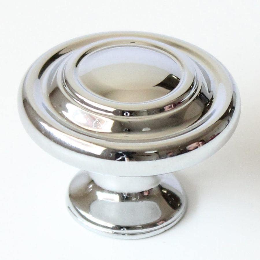 Rusticware Traditional Chrome Round Cabinet Knob at Lowes.com